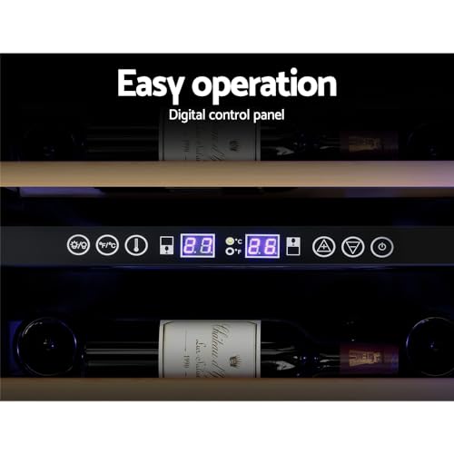 Devanti Wine Cooler Fridge Compressor Cellar Chiller Commercial Home 128 Bottles