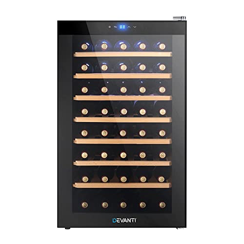 Devanti Wine Cooler Mini Fridge Organiser Compressor Fridges Tools & Gadgets Rack 51 Bottles Storage Cellar Coolers Bucket Beverage Chiller Bar Drink Dispenser Ice Chest Soda Compact Refrigerator