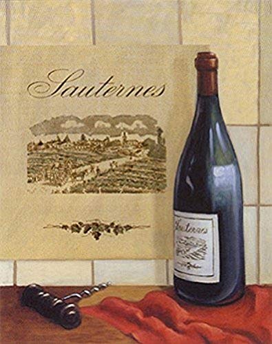 Sauternes by David Morracco 20x16 Art Print Poster Wine Opener Still Life Restaurant Dinning