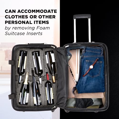 VinGardeValise - Up to 12 Bottles & All Purpose Wine Travel Suitcase