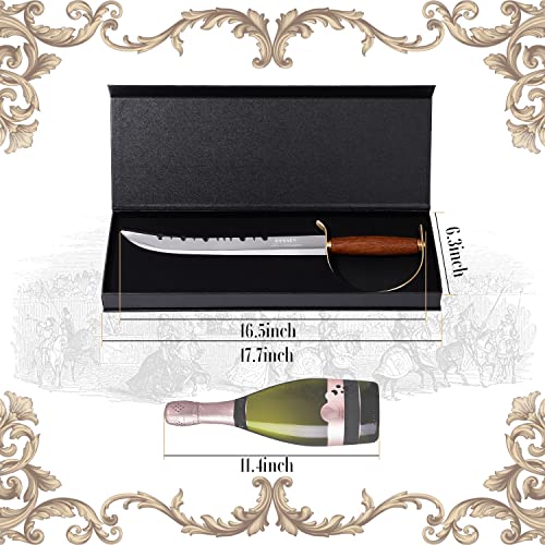 Champagne Sabre!: Olive Wood Handle With Gift Case