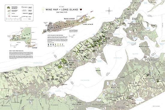 Wine Map of Long Island