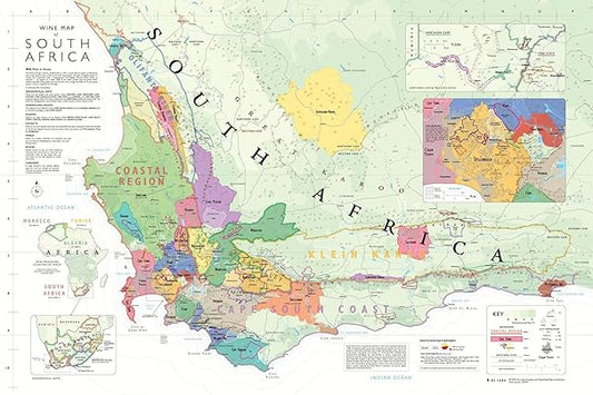 Wine Map of South Africa