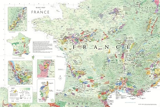 Wine Map of France